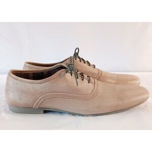 Bed Stu Cosburn Men’s Light Tan Leather Lace Up Casual Shoes Size 13